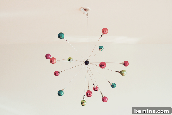 Stunning DIY Atomic Sputnik Mobile - Easy to make