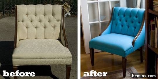 DIY upholstery ideas.