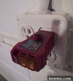 Receptacle Tester Indicates 'Open Hot'