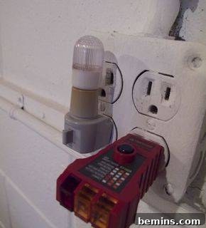 Double-Checking Power is Off with a Nightlight