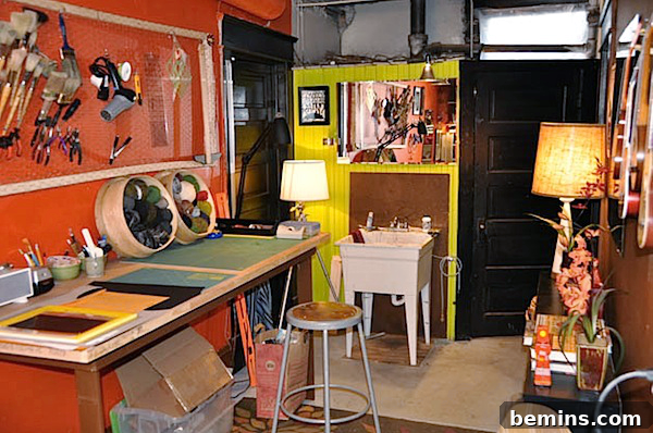 Inside the Creative Hub: Studios of a Dozen Innovators 11 Workspace of crafter Paul Overton