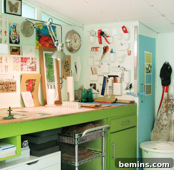 Inside the Creative Hub: Studios of a Dozen Innovators 4 Workspace of crafter Shay Ometz