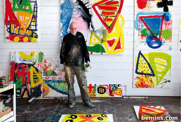 Inside the Creative Hub: Studios of a Dozen Innovators 7 Workspace of painter Iain Robertson