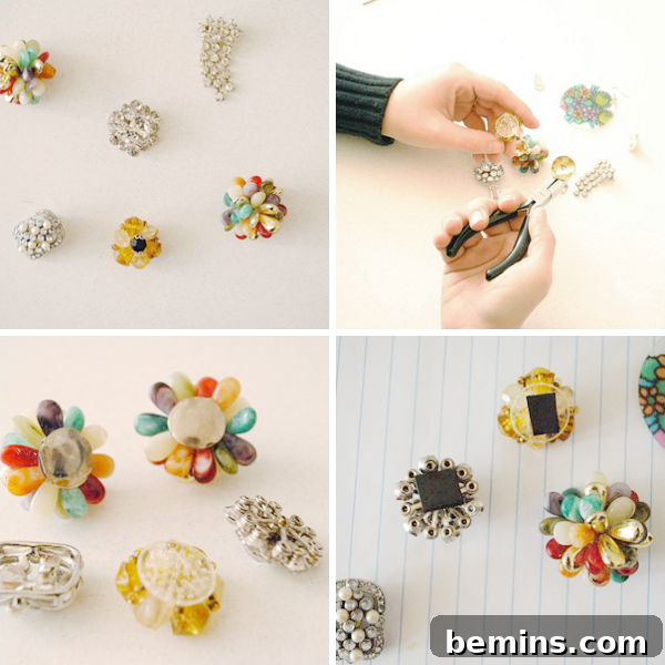 Step-by-Step Guide to Making Vintage Jewelry Magnets