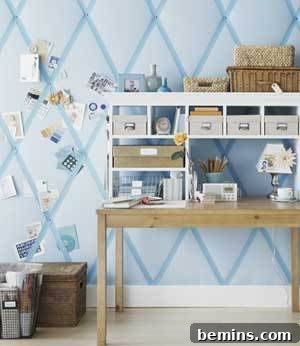 Organize & Thrive: Your Ultimate Home Office Guide 6 Repurposed Shutter Organizer for Home Office