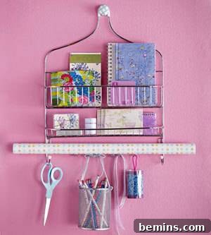 Organize & Thrive: Your Ultimate Home Office Guide 10 Shower Caddy Home Office Organizer