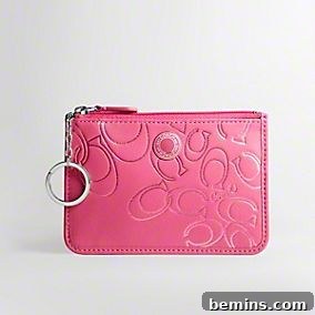Coach Jewel Medium Skinny Pouch