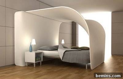 6 Innovative Bed Cocoons 5 Modern bedroom design, Bedroom idea, bedroom furniture, bedroom Sets, Bedroom Decor