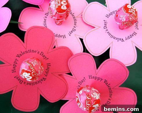 Lollipop flower Valentine's Day gift