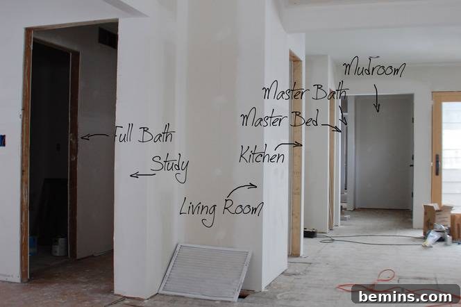 The Master Suite Color Showdown 3 Open Floor Plan with Multiple Rooms Visible