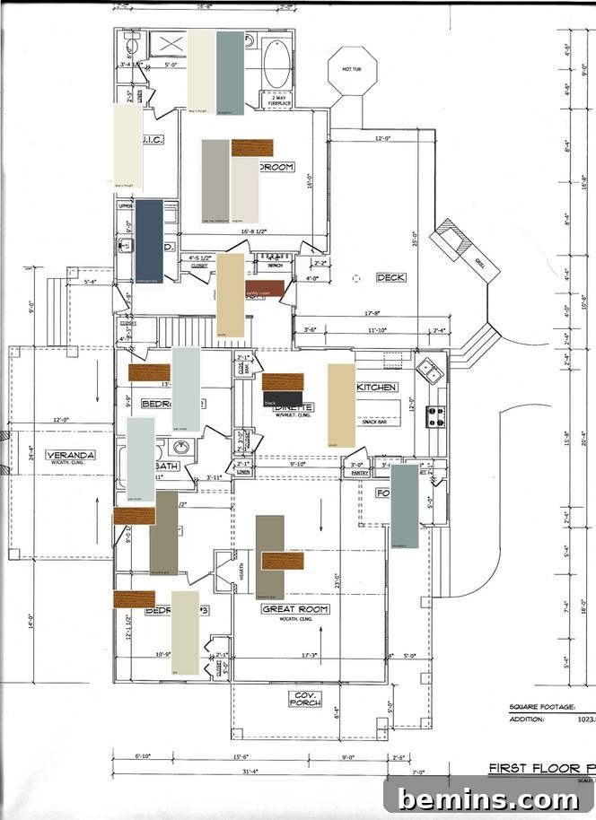 The Master Suite Color Showdown 4 Visualizing Paint Colors on a Floor Plan