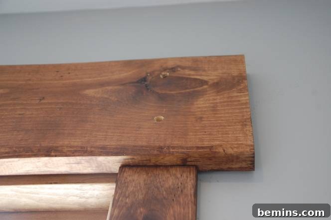 Crafting Character: Unique Rustic Window Trim Ideas 17 Pre-drilling holes for lag screws