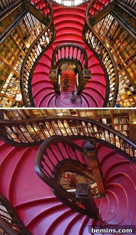 An artistic spiral staircase featuring intricate detailing and craftsmanship.