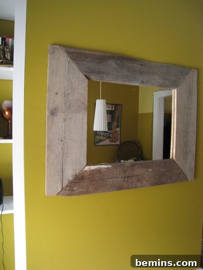 Rustic Barnwood Mirror