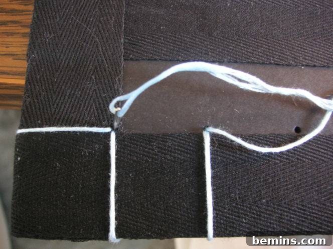 Stitching to the left again