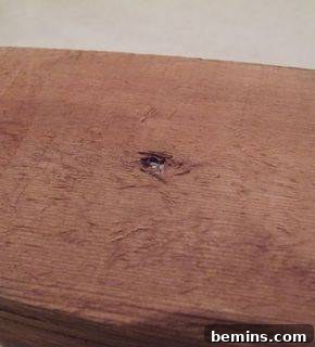 Craftsman 19.2 C3 Cordless Impact Driver making quick work of a long decking screw, embedding it deeply and securely into a wooden plank.