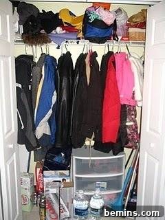 Ugly Closet before makeover