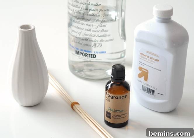 reed diffuser materials