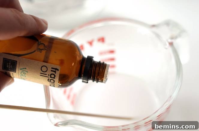 add essential oil/fragrance