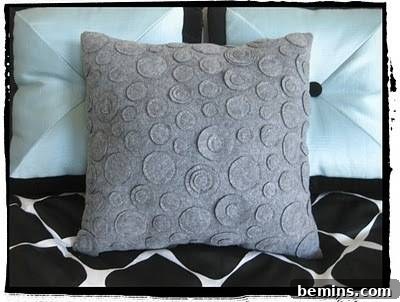 DIY pillow tutorial.