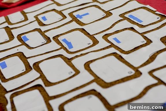 Applying the Stencil to the Mat