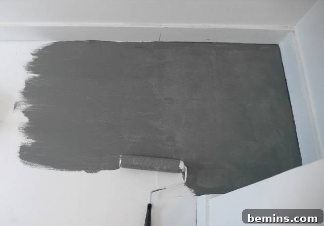 Mixing paint colors for concrete look flooring