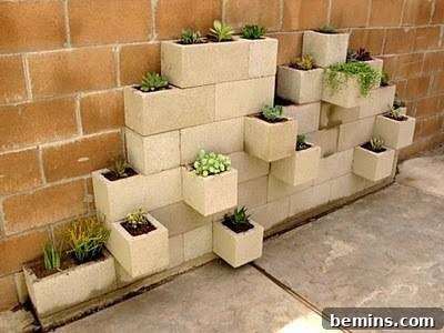 The Budding Home: 5 Modern Planters You Can DIY Today 6 "Wall planters for space saving"