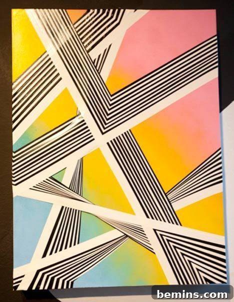 The Art of Modern Replication 9 Rebecca Ward's abstract linear art as DIY home decor inspiration