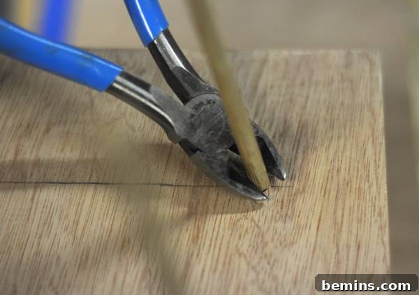 Cutting Dowels Flush with Birdhouse Roof