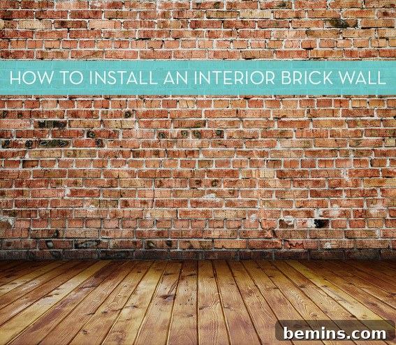 Brick by Brick: Creating a Loft-Style Interior Wall 2 Living room featuring a newly installed brick wall