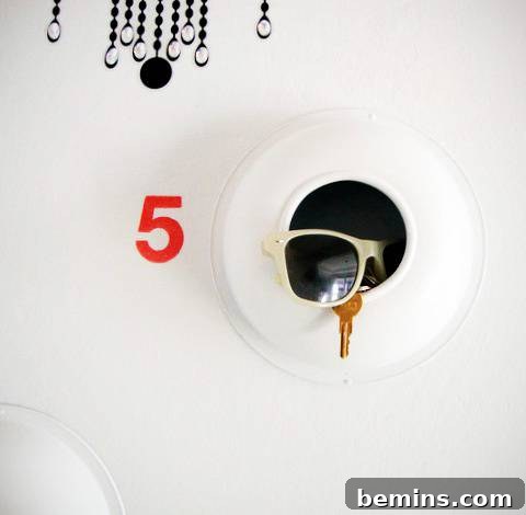 Finished DIY storage pods mounted on a wall, showcasing their modern design