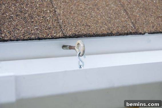 Installing the Rain Chain