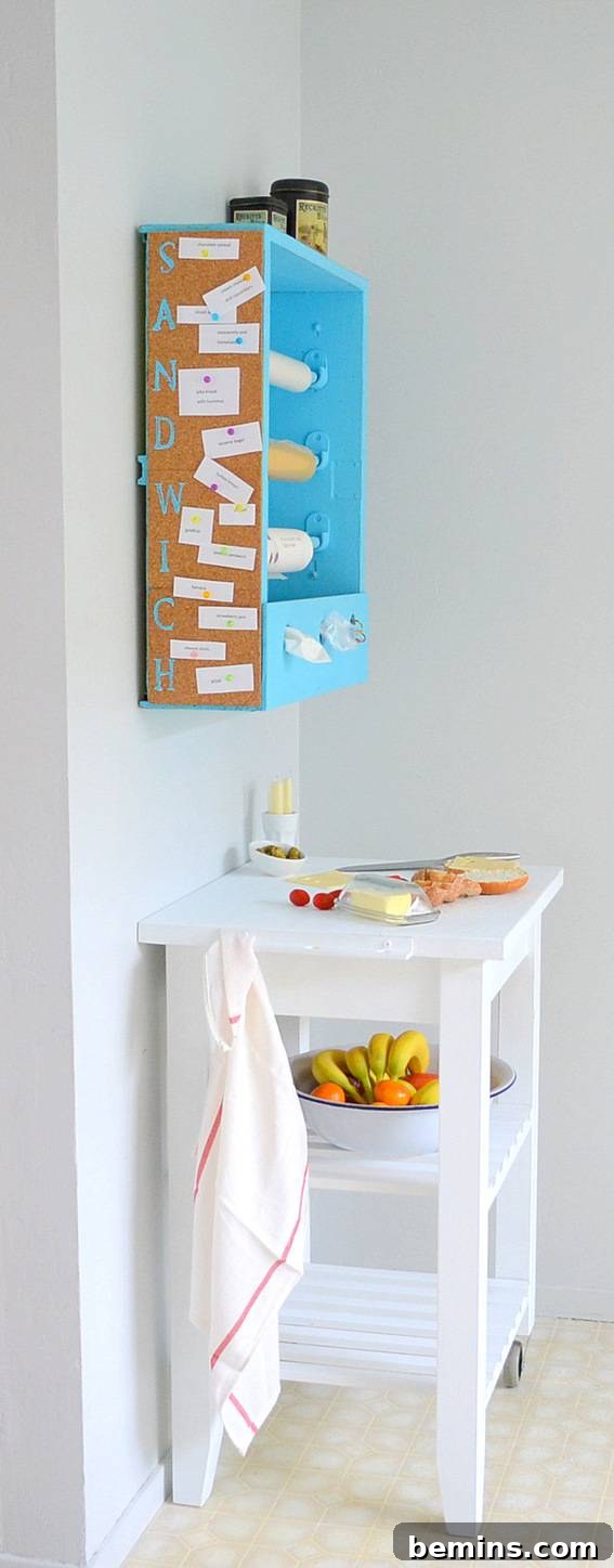 Close-up of Drawer Sandwich Station Contents
