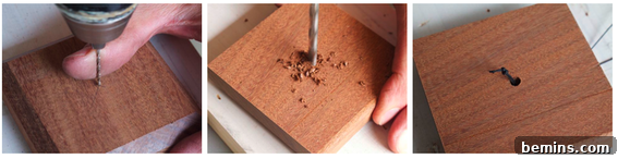 Drill and Counterbore Top Square