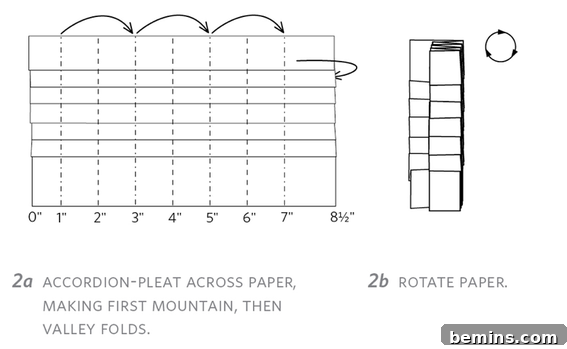 Creating Vertical Stacked Pleats