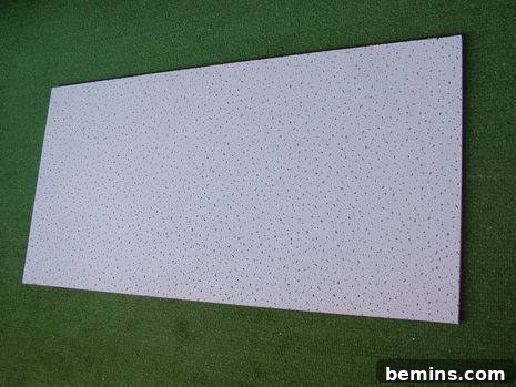 New ceiling tiles from Home Depot.