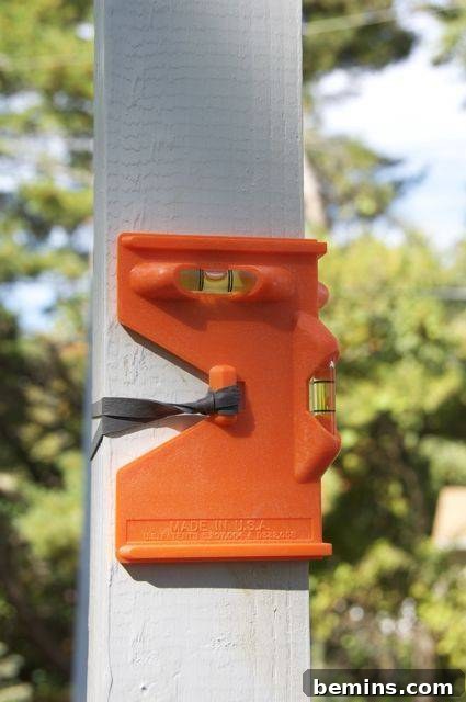 Securing Pergola Posts with Concrete