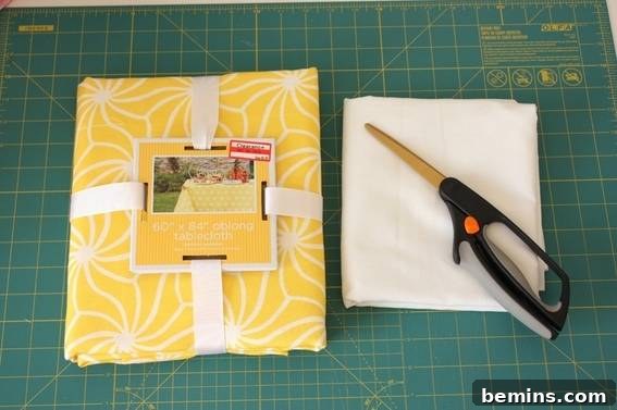 Preventing Tablecloth Fly-Aways: A Simple Outdoor Dining Hack 4 Materials needed for the DIY tablecloth weights project