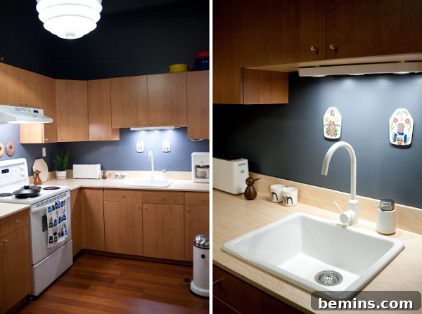 Kitchen with Butcher Block Countertops