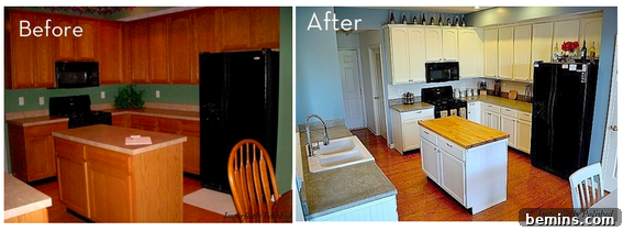 Kitchen with Galvanized Steel Countertop