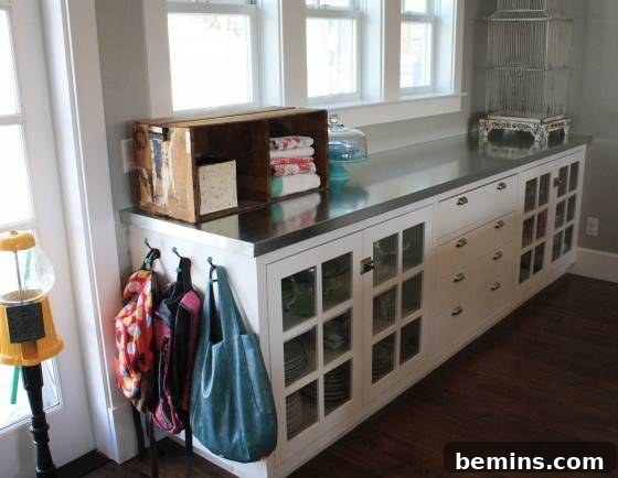 Penny Covered Countertop
