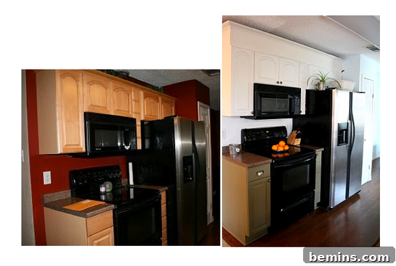 Kitchen Makeover Using Contact Paper