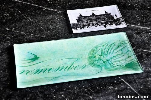 DIY Decoupage Glass Tray Materials