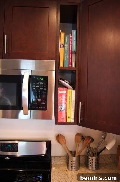 Cookbook Nook: A Creative Storage Solution