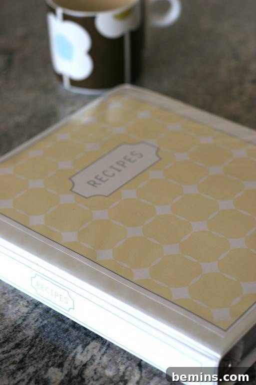 Recipe book on a kitchen table