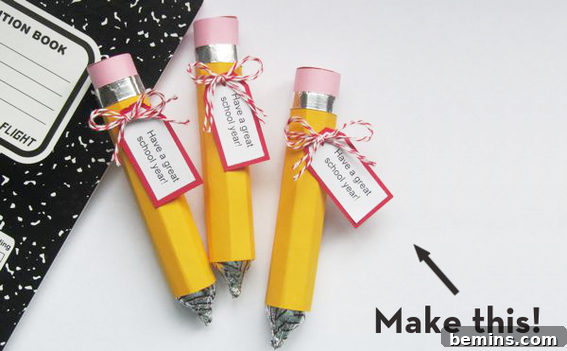 DIY Candy Pencils: A Creative Back-to-School Gift Idea