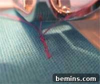 Sewing Machine Basics: A Guy's (and Gal's) Guide to Stitches & Seams Crafting Confidence: Mastering Stitches and Seams for Everyone 10 Sewing machine in action