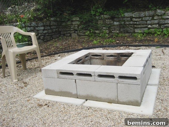 Effortless Backyard Fire Pit on a Budget 2 DIY Cinder Block Fire Pit
