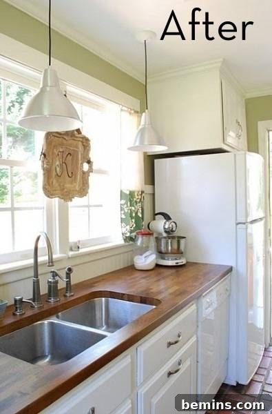 During the Kitchen Renovation: The Transformation in Progress
