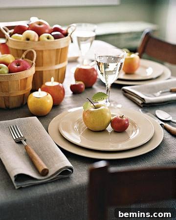 Apple Table Setting by Martha Stewart